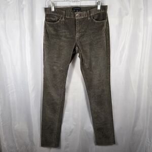 Banana Republic Olive Green Taupe Skinny Stretch Corduroy Pants Mens Size 28